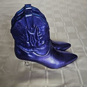 Katy Perry's The Annie-O Bootie Western Purple Size 8M